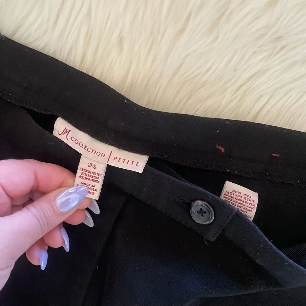 Black petite work pants - Picture 2 of 4
